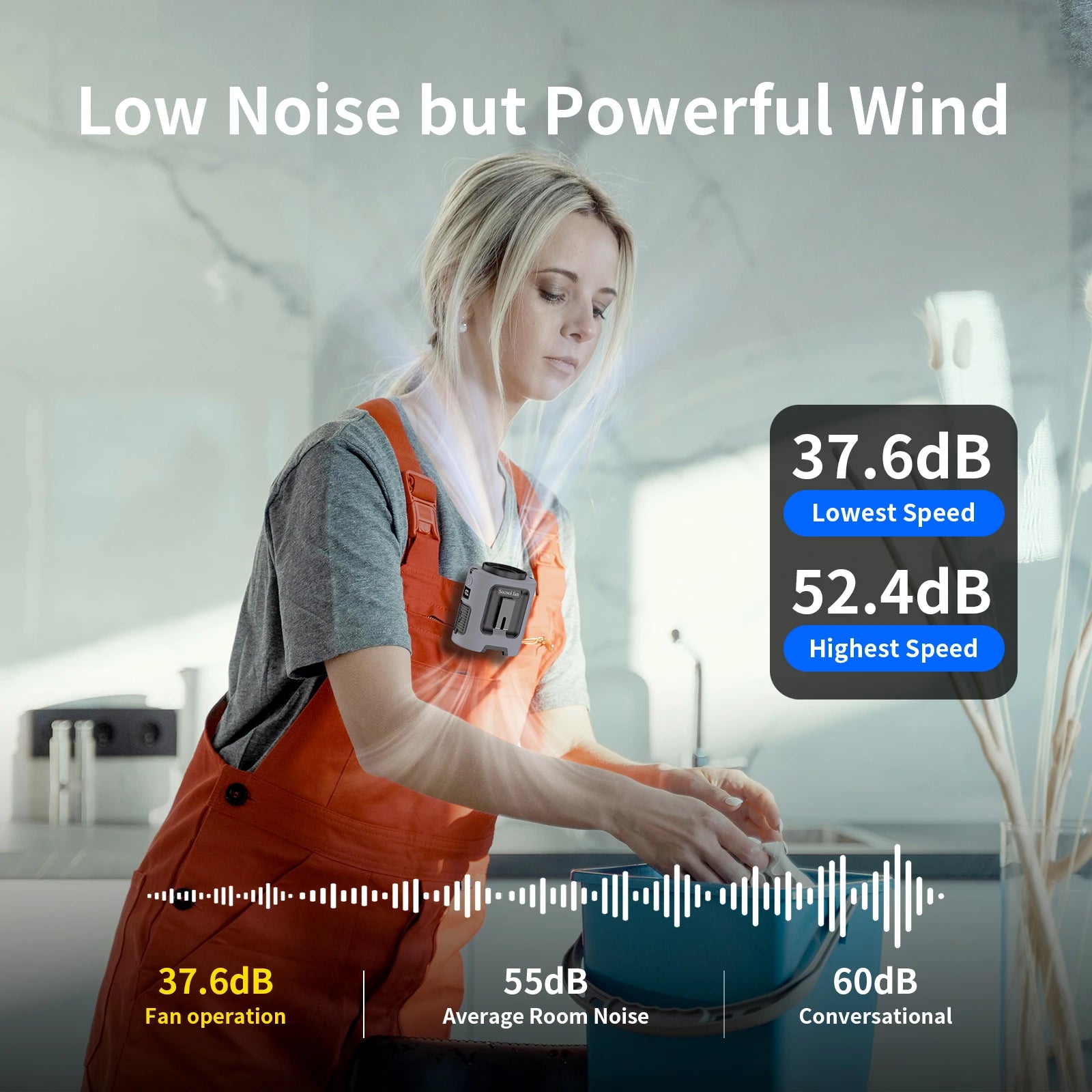 Socool Portable Waist Fan Power Bank