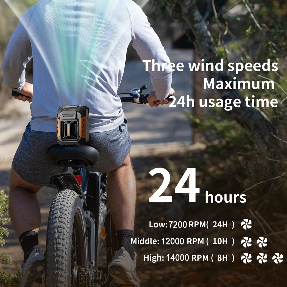 Waist Clip Fan Power Bank